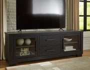 Galliden Black 80" TV Stand - W841-168