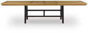 Galliden Black/Brown Dining Extension Table - D841-55