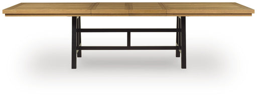 Galliden Black/Brown Dining Extension Table - D841-55