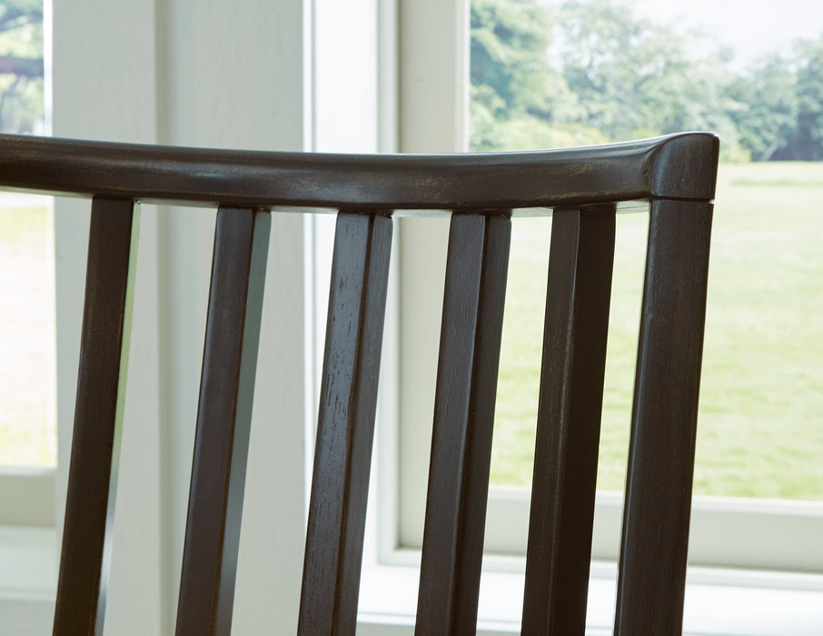 Galliden Light Brown Dining Table and 8 Chairs - Gate FurnitureDining Room Set