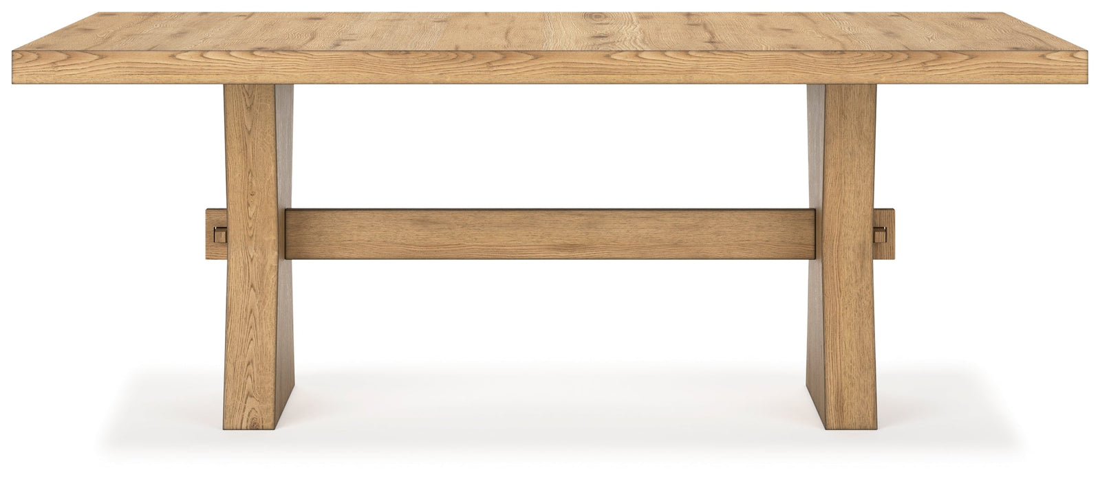 Galliden Light Brown Dining Table and 8 Chairs - Gate FurnitureDining Room Set