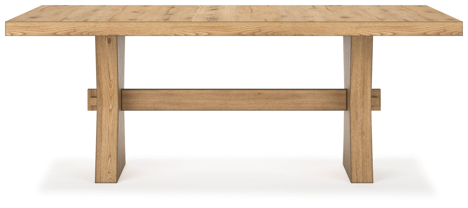 Galliden Light Brown Dining Table and 8 Chairs - Gate FurnitureDining Room Set