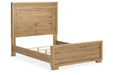 Galliden Light Brown Panel Bedroom Set - Gate FurnitureBedroom Set