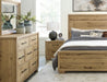 Galliden Light Brown Panel Bedroom Set - Gate FurnitureBedroom Set