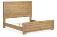 Galliden Light Brown Panel Bedroom Set - Gate FurnitureBedroom Set