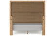 Galliden Light Brown Queen Panel Bed - Gate FurnitureQueen Bed