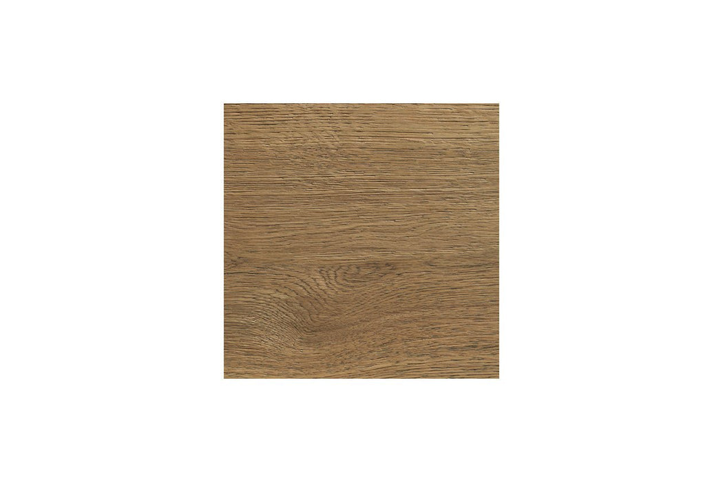 Galliden Light Brown Queen Panel Bed - Gate FurnitureQueen Bed