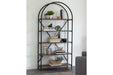 Galtbury Brown/Black Bookcase - Gate FurnitureBookcases