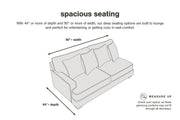 Gardiner Sofa Chaise - Lara FurnitureSofa