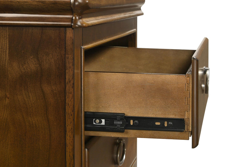 Garland 2-drawer Nightstand Bedside Table Brown Cherry - 205302