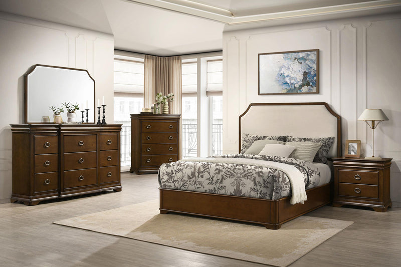 Garland 4-drawer Bedroom Chest of Drawers Brown Cherry - 205305