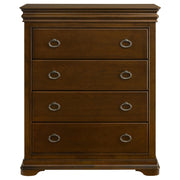 Garland 4-drawer Bedroom Chest of Drawers Brown Cherry - 205305