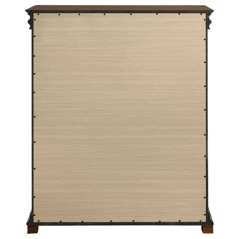 Garland 4-drawer Bedroom Chest of Drawers Brown Cherry - 205305