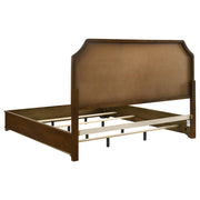 Garland 4-piece Eastern King Bedroom Set Brown Cherry - 205301KE-S4