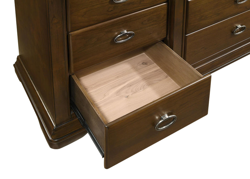 Garland 4-piece Queen Bedroom Set Brown Cherry - 205301Q-S4