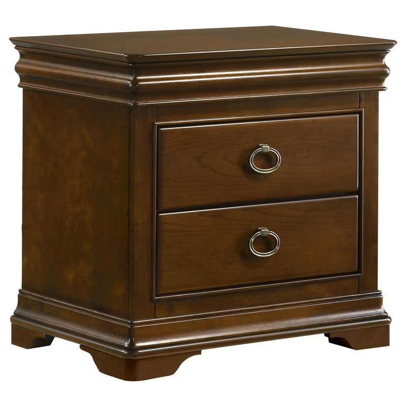 Garland 5-piece Eastern King Bedroom Set Brown Cherry - 205301KE-S5