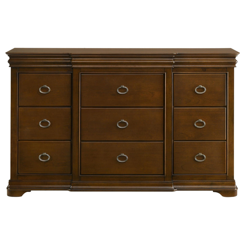 Garland 9-drawer Bedroom Dresser Cabinet Brown Cherry - 205303