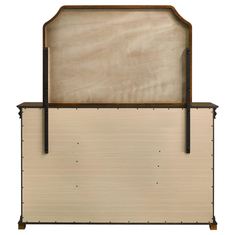 Garland 9-drawer Bedroom Dresser with Mirror Brown Cherry - 205303M