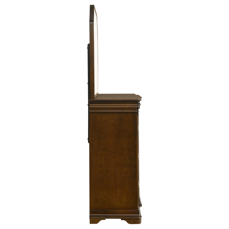 Garland 9-drawer Bedroom Dresser with Mirror Brown Cherry - 205303M