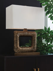 Garronby Antique Brass Finish Table Lamp - L207604