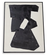 Garviery Black/Cream Wall Art - A8000385
