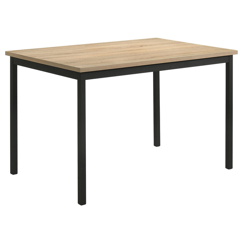 Garza 5-piece Rectangular Dining Table Greige Oak - 193981-S5