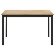 Garza 5-piece Rectangular Dining Table Greige Oak - 193981-S5