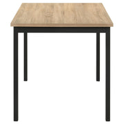 Garza 5-piece Rectangular Dining Table Greige Oak - 193981-S5