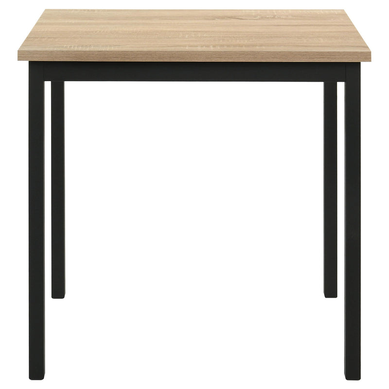 Garza Space Saving Rectangular Dining Table Greige Oak - 193980
