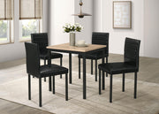 Garza Space Saving Rectangular Dining Table Greige Oak - 193980
