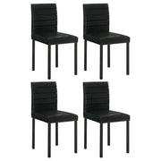 Garza Upholstered Dining Side Chair Black (Set of 4) - 193982