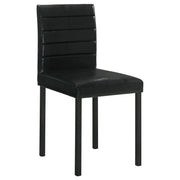 Garza Upholstered Dining Side Chair Black (Set of 4) - 193982