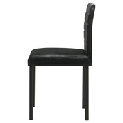 Garza Upholstered Dining Side Chair Black (Set of 4) - 193982