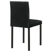 Garza Upholstered Dining Side Chair Black (Set of 4) - 193982