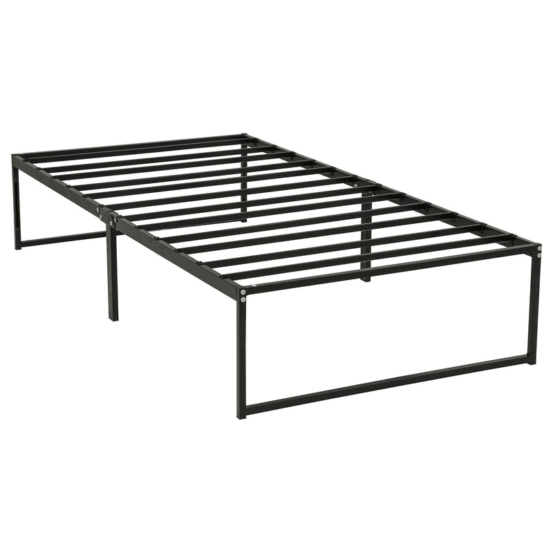 Gates Twin Heavy-Gauge Metal Platform Bed Frame Black - 305708T