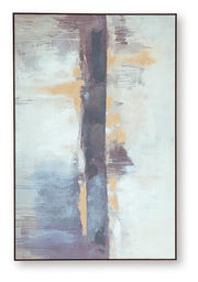 Gatesford Blue/White/Tan Wall Art - A8000479