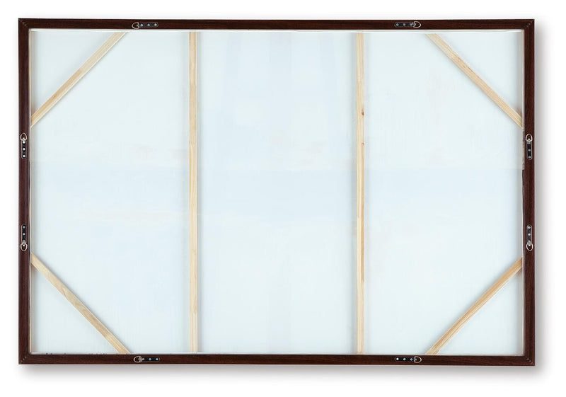 Gatesford Blue/White/Tan Wall Art - A8000479