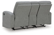 Gauntlet Sterling Reclining Loveseat with Console - PC4220494