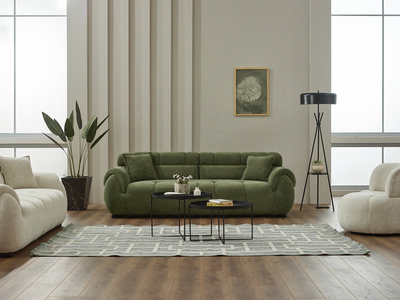 Genova Convertible Loveseat in Black - 200-SIM-GEN-ERATO16-2