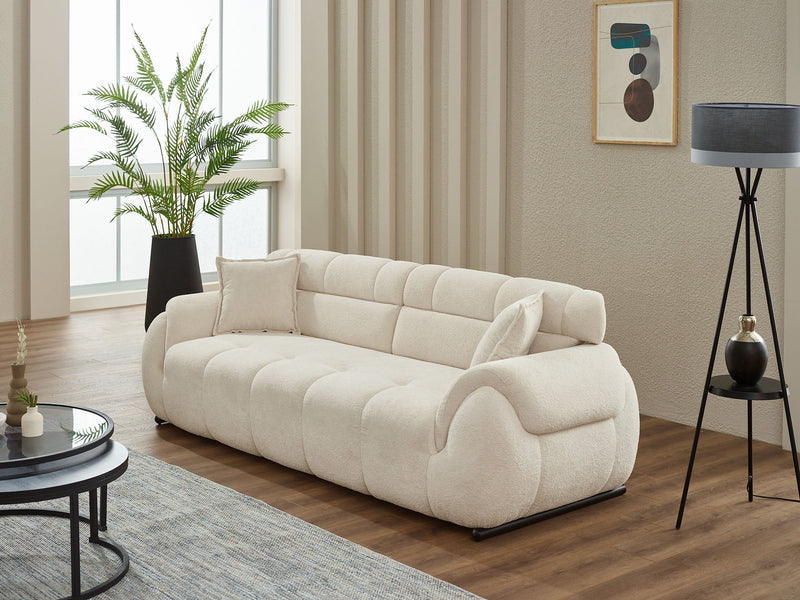 Genova Convertible Loveseat in White - 200-SIM-GEN-ERATO01-2