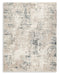 Gentor Blue/Ivory 5' x 7' Rug - R406522