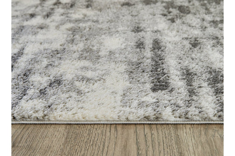 Gerdie Cream/Gray Medium Rug - Lara FurnitureRug Medium