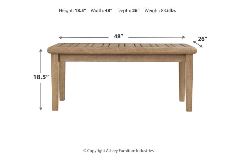 Gerianne Grayish Brown Coffee Table - Lara FurnitureOutdoor Products