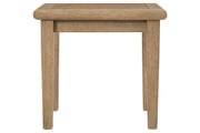 Gerianne Grayish Brown End Table - Lara FurnitureOutdoor Products