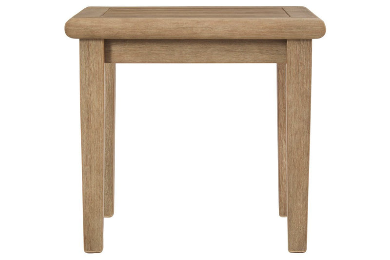 Gerianne Grayish Brown End Table - Lara FurnitureOutdoor Products