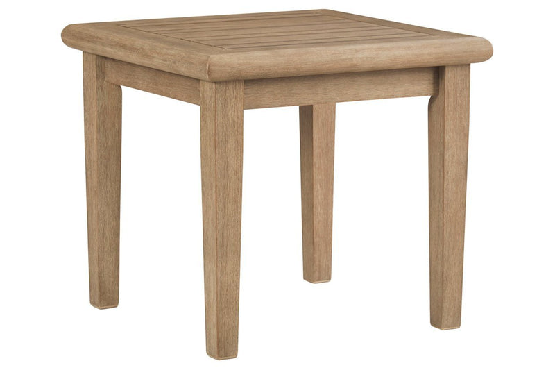 Gerianne Grayish Brown End Table - Lara FurnitureOutdoor Products