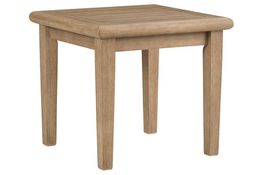 Gerianne Grayish Brown End Table - Lara FurnitureOutdoor Products