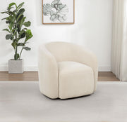Gerley Chenille Upholstered Swivel Accent Chair Beige - 902473