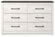 Gerridan Queen Panel Bed, Dresser and 2 Nightstands - B1190B38