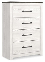 Gerridan White/Gray Full Panel Bed and Chest - B1190B36